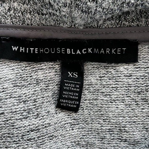 4/$20 White House Black Market Metallic Cowl Neck Crop Sweater - Size XS - Picture 5 of 7
